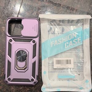 Stylish Purple Phone Case with Stand